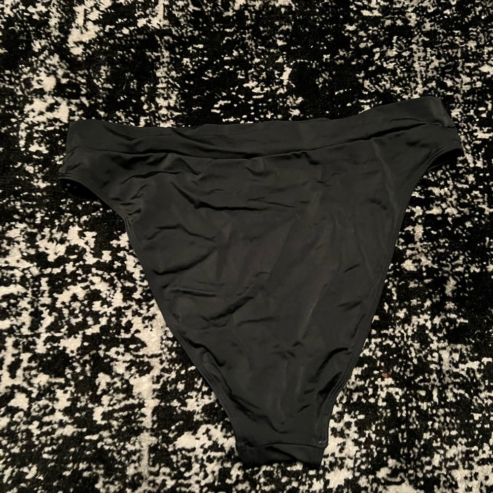 UO Out From Under Brazilian solid high-cut bikini bottom